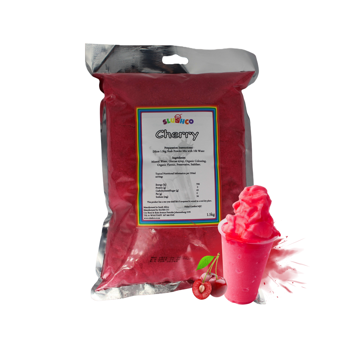 Cherry Slush Mix 1.5kg