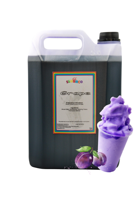 Grape Slush Syrup 5lt