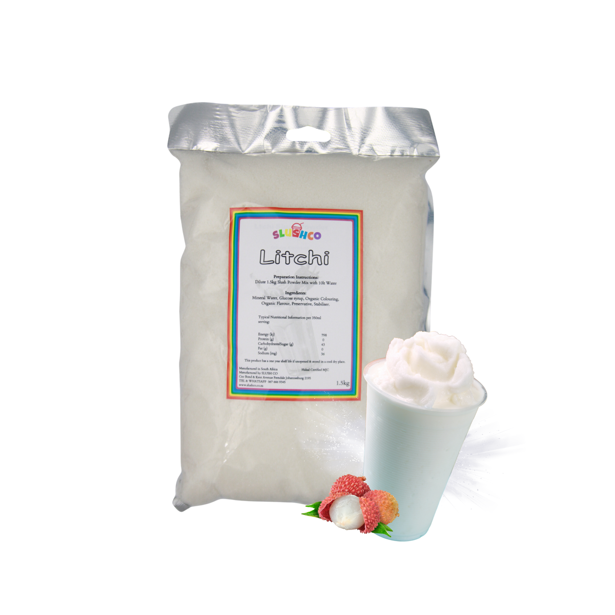 Litchi Slush Mix 1.5kg