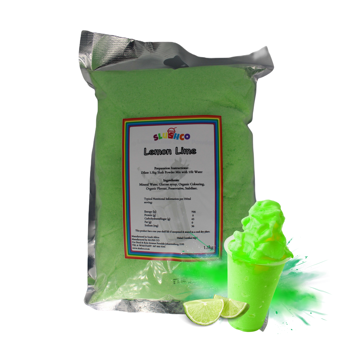 Lemon Lime Slush Mix 1.5kg