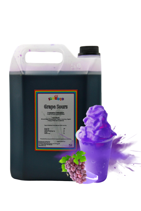 Grape Sours Slush Syrup 5lt